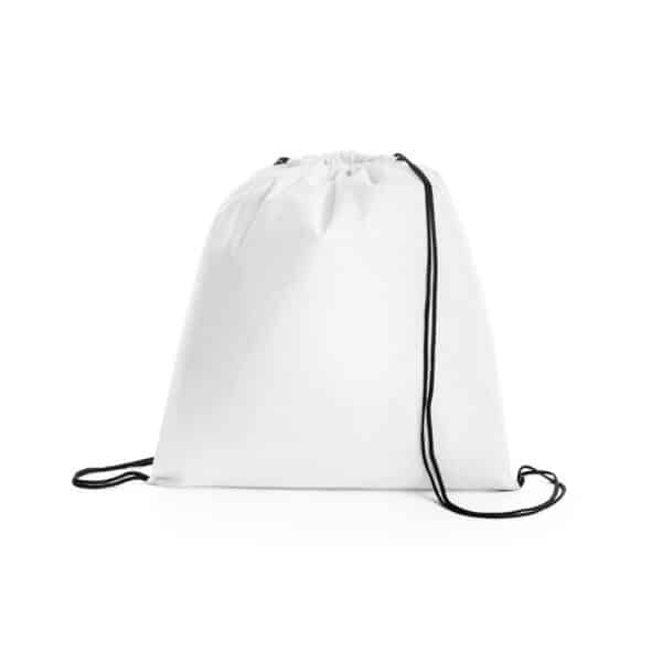 Mochila Saco Personalizada com logotipo de marca empresarial. Opção de brinde personalizado para empresas.