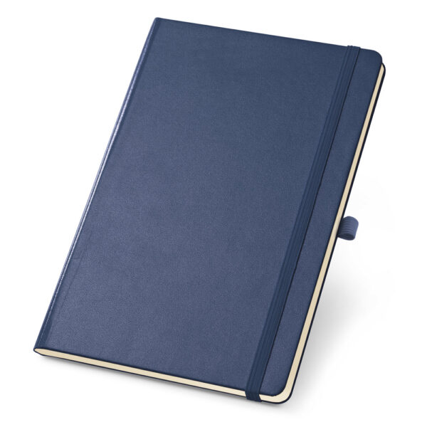 Caderno Personalizado com gravação de marca empresarial. Opção de brinde personalizado para empresas.
