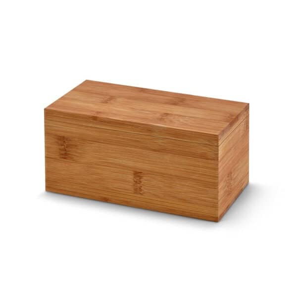 Caixa de Chás Personalizada em Bambu | 2 Compartimentos- HUBSP-93977 - Image 2