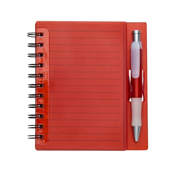 Caderno Personalizado com gravação de marca empresarial. Opção de brinde corporativo para empresas.