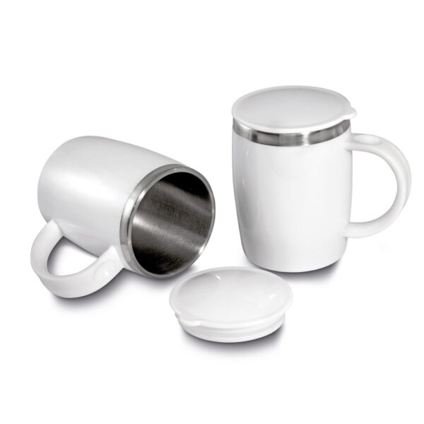 Caneca Personalizada - Inox Interno 400 ml - HUBAS-0150 - A Huble oferece atendimento especializado para brindes corporativos e mochilas personalizadas para empresas e agências de eventos. Sua melhor opção em brindes corporativos está na Huble com entrega para todo Brasil.