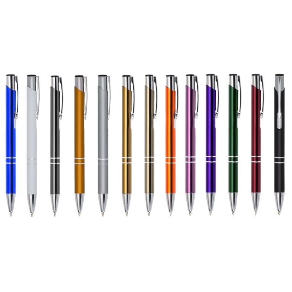 Caneta Personalizada com gravação de logotipo de marca empresarial. Brinde corporativo exclusivo.