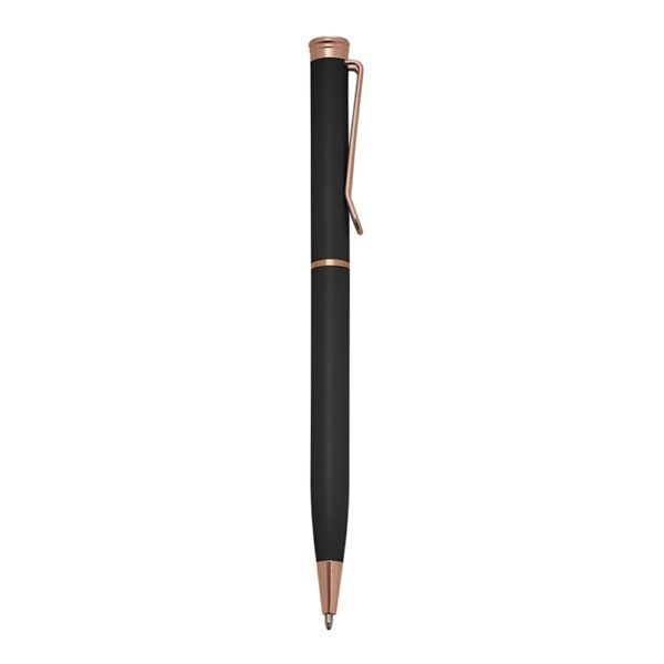 Caneta Personalizada com gravação de logotipo de marca empresarial. Brinde personalizado distinto.