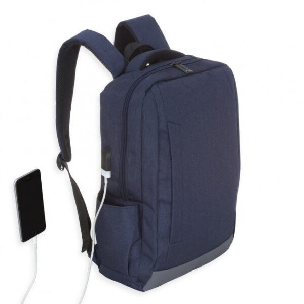 Mochila Personalizada com logotipo de marca corporativa. Tipo de brindes para empresa.