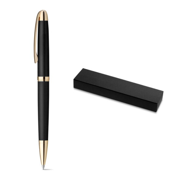 Caneta Personalizada com personalização de logotipo de marca empresarial. Excelente brinde para empresas.