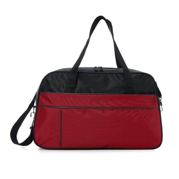 Bolsa de Viagem Personalizada com gravação de logotipo de marca corporativa. Brinde personalizado distinto.