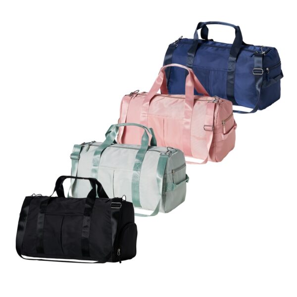 Bolsa de Viagem Personalizada com logotipo de marca corporativa. Excelente brinde para empresas.