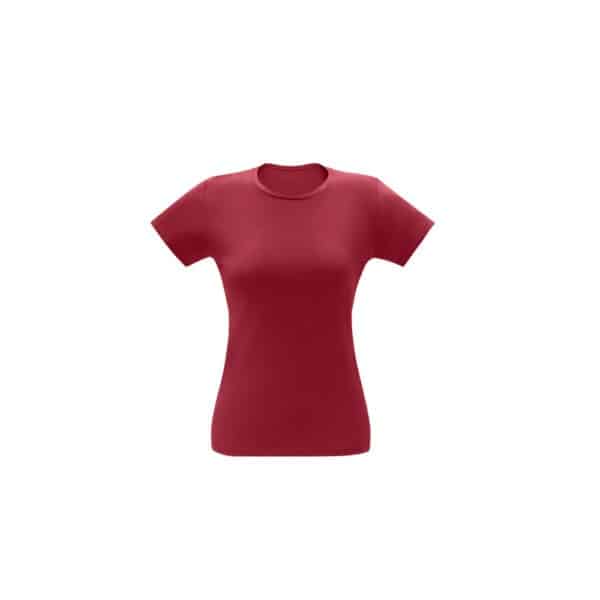 Camiseta Personalizada Fem. Color. | 100% algodão (135 g) | GOIABA - HUBSP-30510 - A Huble oferece atendimento especializado para brindes corporativos e mochilas personalizadas para empresas e agências de eventos. Sua melhor opção em brindes corporativos está na Huble com entrega para todo Brasil.