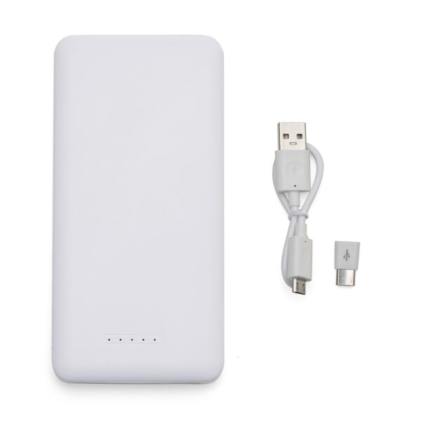 Power Bank Personalizado 10.000mAh|Carregamento via Indução ou via Cabo - HUBZB-04051 - Image 2
