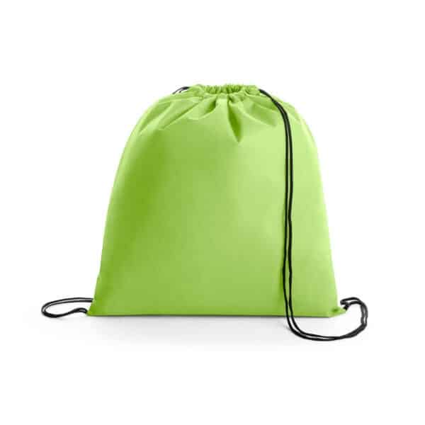 Mochila Saco Personalizada com logotipo de marca empresarial. Opção de brinde corporativo para empresas.