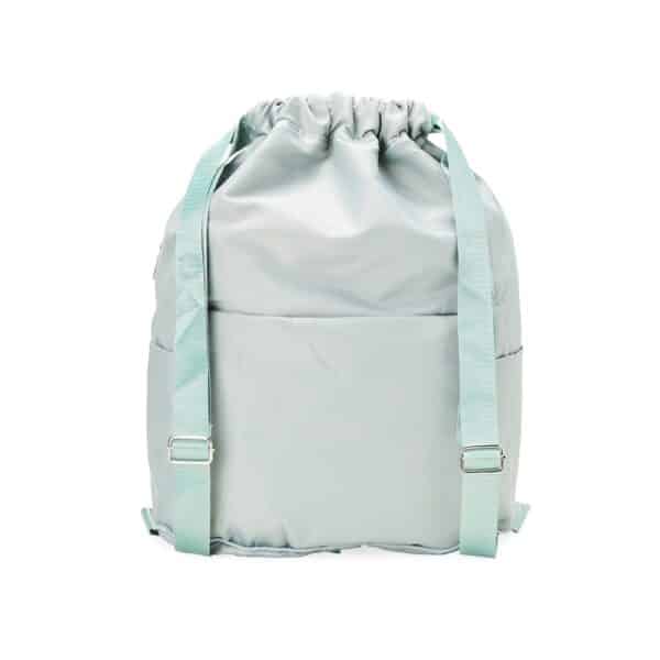 Mochila Saco Personalizada com gravação de marca empresarial. Opção de brinde personalizado para empresas.