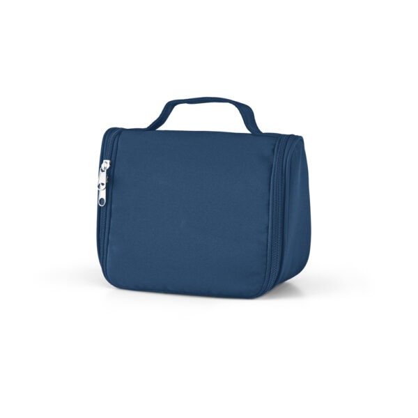 Necessaire Personalizada com personalização de logotipo de marca corporativa. Brinde personalizado exclusivo.