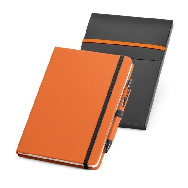 (21x14 cm) | Kit de Caderno Personalizado com esferográfica - SEM PAUTA - HUBSP-93795 - Image 4