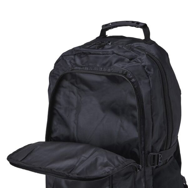 Mochila Personalizada com personalização de marca empresarial. Opção de brindes para empresa.