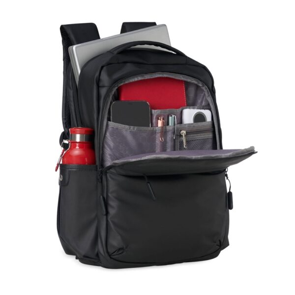 Mochila Personalizada com gravação de marca empresarial. Opção de brinde corporativo para empresas.