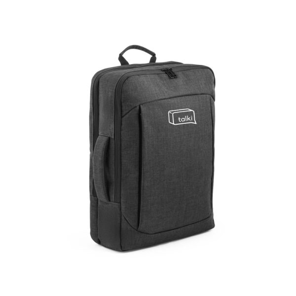 Mochila Personalizada com gravação de marca empresarial. Tipo de brinde corporativo para empresas.