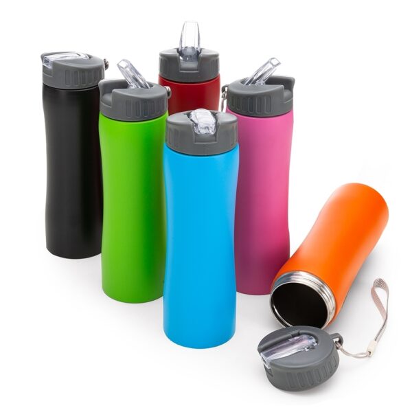 Squeeze Personalizado Metal 600ml - HUBZB-18558 - A Huble oferece atendimento especializado para brindes corporativos e mochilas personalizadas para empresas e agências de eventos. Sua melhor opção em brindes corporativos está na Huble com entrega para todo Brasil.