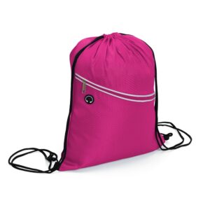 Mochila Saco Personalizada com gravação de marca empresarial. Opção de brindes para empresa.