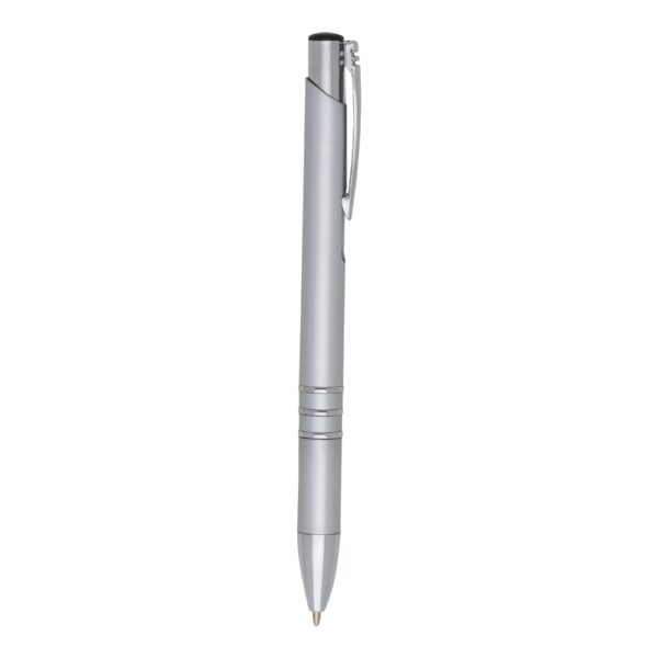 Caneta Personalizada com personalização de logotipo de marca empresarial. Brinde corporativo refinado.