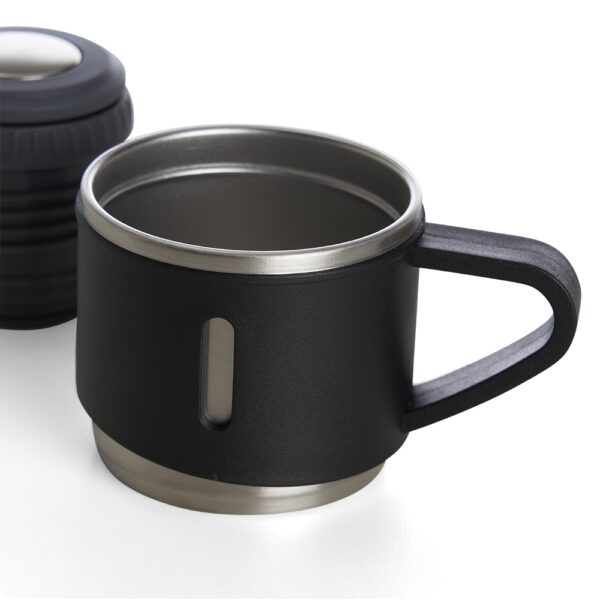 Garrafa Térmica Personalizada com gravação de logotipo de marca empresarial. Brinde corporativo exclusivo.