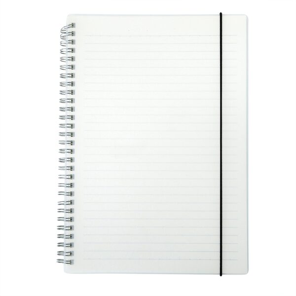 (26x19 cm) | Caderno Personalizado B5 Plástico - COM PAUTA - HUBZB-05059 - Image 3