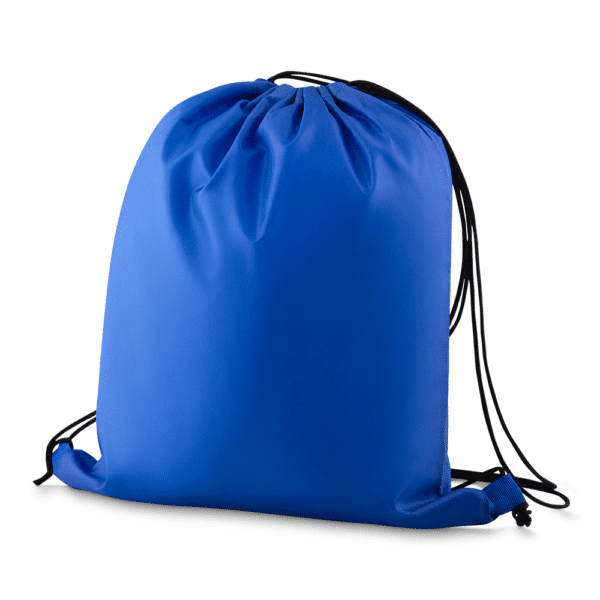 Mochila Saco Personalizada com personalização de marca empresarial. Opção de brinde personalizado para empresas.
