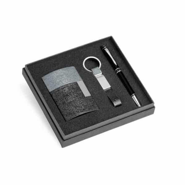 Kit Executivo Personalizado - Porta Cartões - HUBSP-93315 - A Huble oferece atendimento especializado para brindes corporativos e mochilas personalizadas para empresas e agências de eventos. Sua melhor opção em brindes corporativos está na Huble com entrega para todo Brasil.