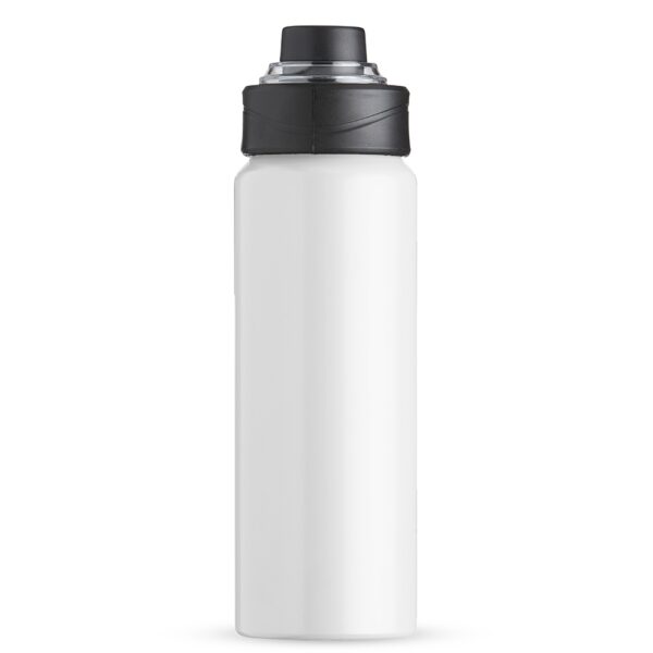 Garrafa Térmica Personalizada com personalização de logotipo de marca empresarial. Brinde personalizado elegante.
