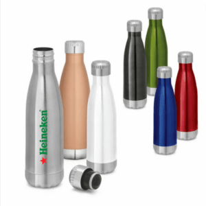 Garrafa Térmica Personalizada com logotipo de marca corporativa. Brinde corporativo diferenciado.