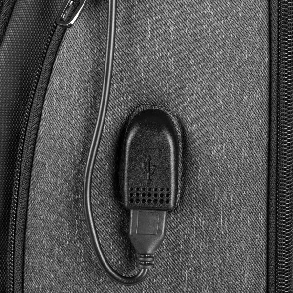Mochila Personalizada com gravação de marca empresarial. Tipo de brindes para empresa.