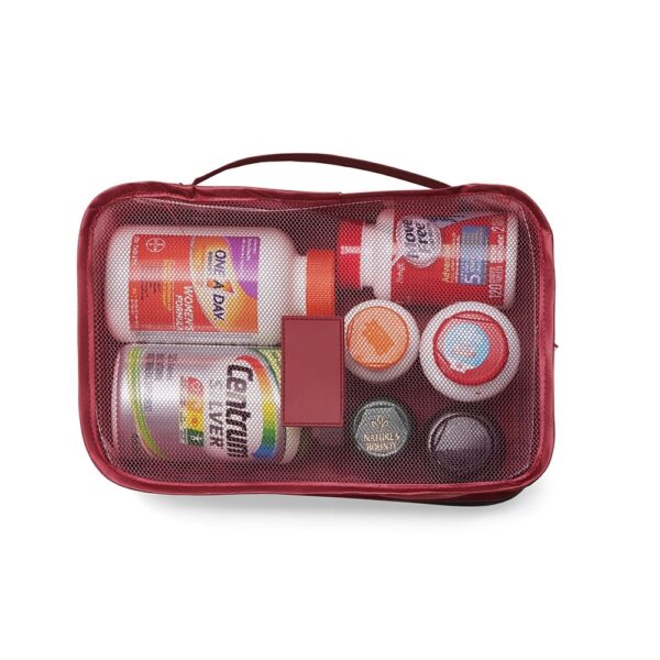 Necessaire Personalizada com gravação de logotipo de marca empresarial. Brinde corporativo exclusivo.