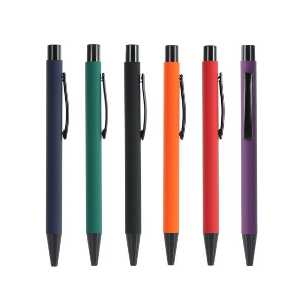 Caneta Personalizada com logotipo de marca corporativa. Brinde personalizado criativo.