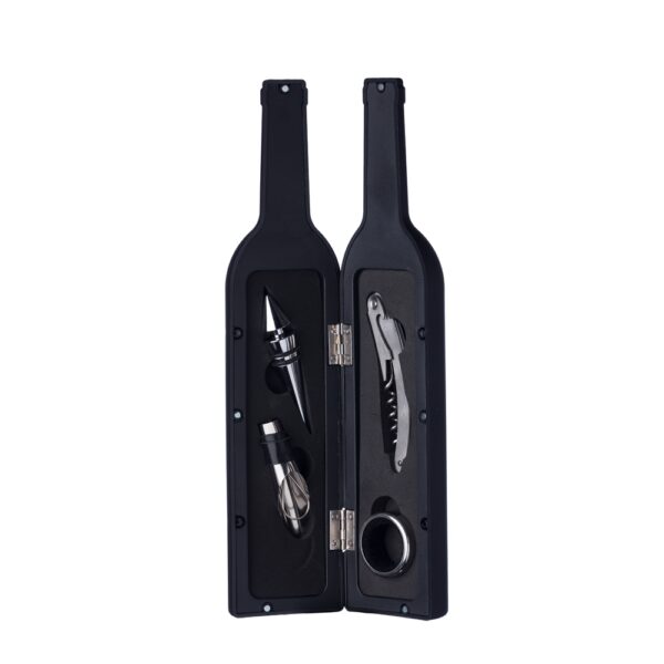 Kit Vinho Personalizado 4 Peças - Formato Garrafa - HUBZB-12384