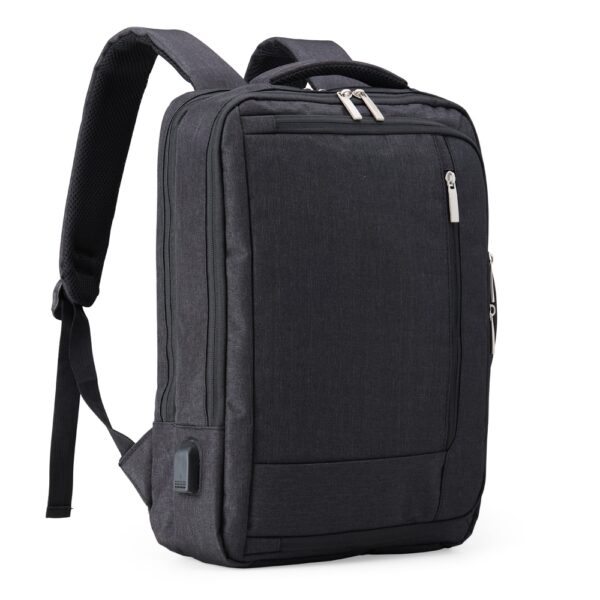 Mochila Personalizada com personalização de marca corporativa. Opção de brinde personalizado para empresas.