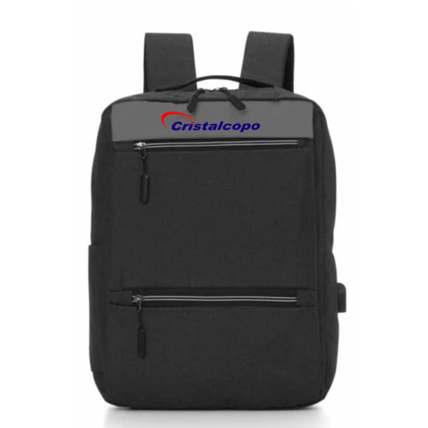 Mochila Personalizada com logotipo de marca corporativa. Tipo de brindes para empresa.