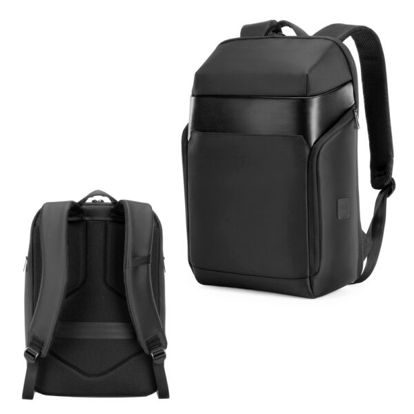 Mochila Personalizada com personalização de marca corporativa. Tipo de brindes para empresa.