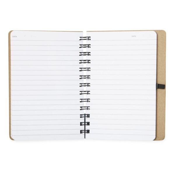 (18x15) | Caderno Ecológico Personalizado Kraft c/ Porta Caneta - SEM PAUTA - HUBZB-14838 - Image 2