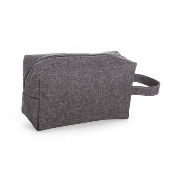 Necessaire Personalizada com personalização de logotipo de marca empresarial. Excelente brinde para empresas.