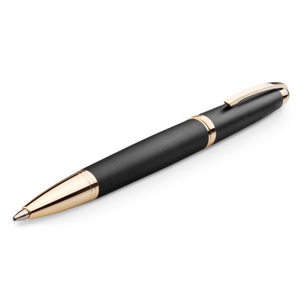 Caneta Personalizada com personalização de logotipo de marca empresarial. Excelente brinde para empresas.