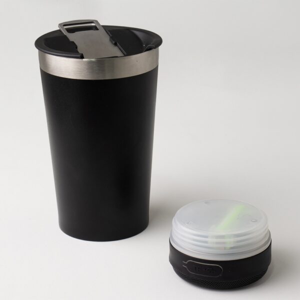 Copo Térmico Personalizado 400ml C/ Cx. de Som - HUBZB-18749