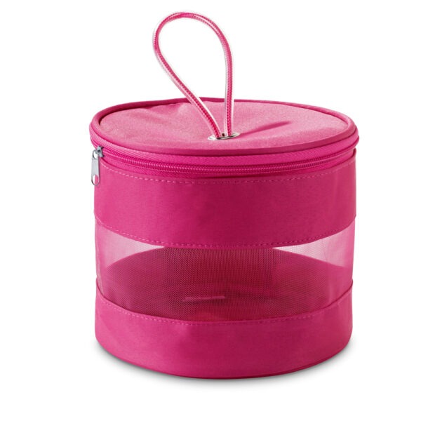 Bolsa Cosméticos Personalizada - Microfibra e Tela - HUBSP-92716