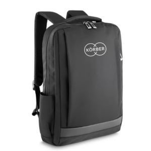 Mochilas personalizadas com logotipo, elegantes e práticas para brindes empresariais.