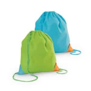 Mochila Saco Personalizada com gravação de marca empresarial. Opção de brinde corporativo para empresas.