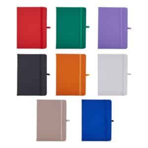 Caderno Personalizado com logotipo de marca corporativa. Opção de brinde corporativo para empresas.
