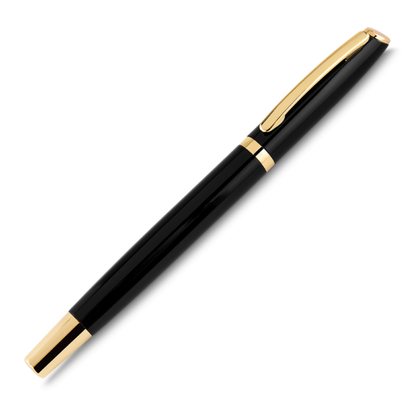 Caneta Personalizada com personalização de logotipo de marca corporativa. Brinde corporativo inovador.