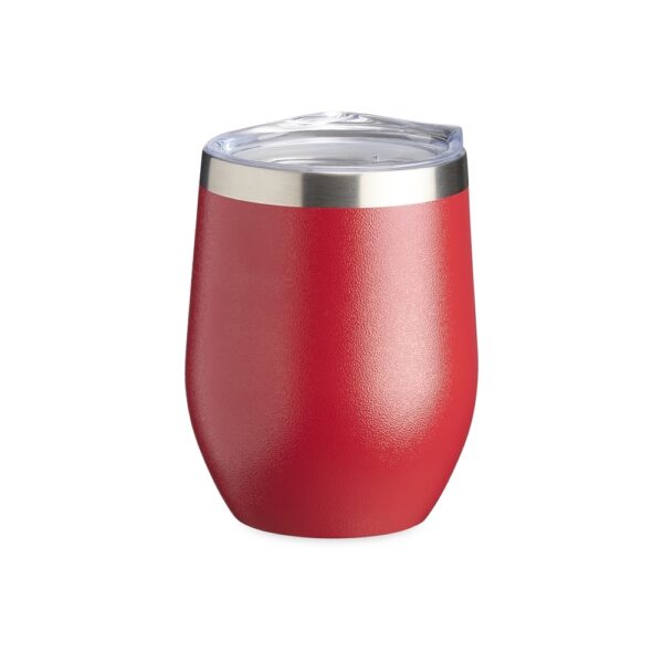 Copo térmico personalizado com personalização, brinde prático e elegante.