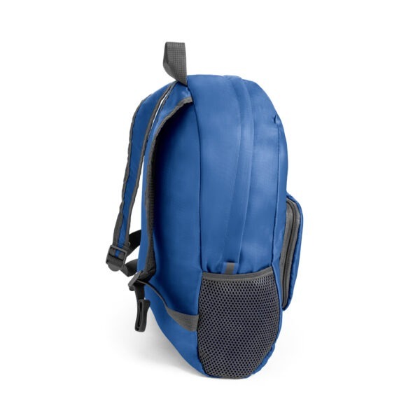 Mochila Personalizada com gravação de marca empresarial. Opção de brinde personalizado para empresas.