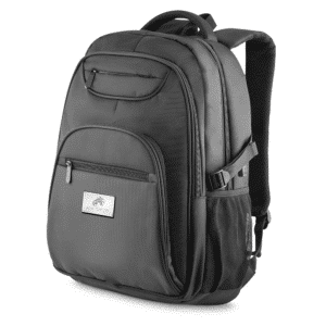 Mochila Personalizada com gravação de marca corporativa. Opção de brinde personalizado para empresas.