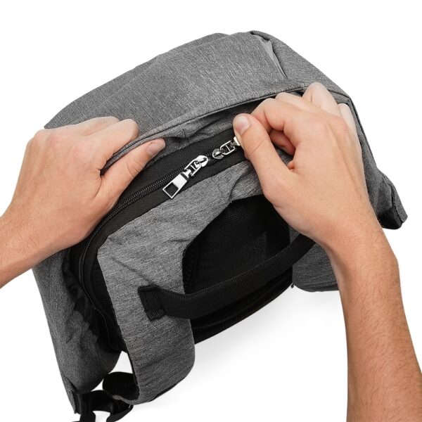 Mochila Personalizada Anti-Furto USB - HUBZB-01306 - Image 3