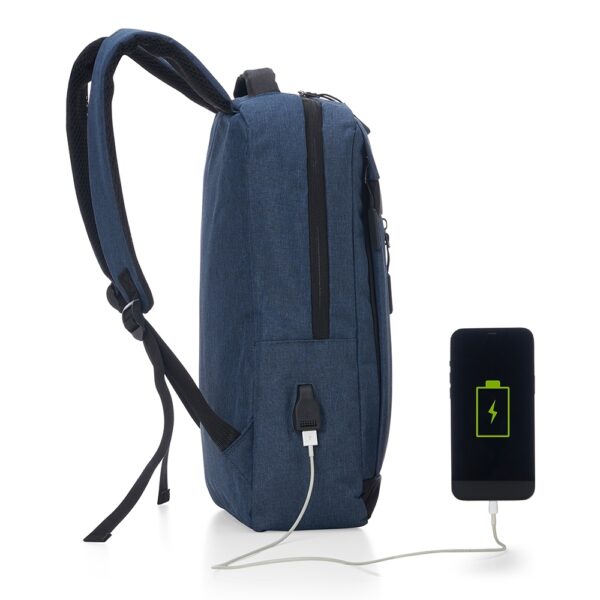 Mochila Personalizada Nylon USB 21L - HUBZB-01325 - Image 4